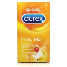 Презервативы с фруктовыми вкусами Durex Fruity Mix - 12 шт. Презервативы с фруктовыми вкусами Durex Fruity Mix - 12 шт.