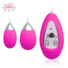 Розовые виброяйца Xtreme 10F Dual Eggs Розовые виброяйца Xtreme 10F Dual Eggs