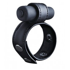 Утяжка на пенис с виброэлементом Leather Cock Ring Утяжка на пенис с виброэлементом Leather Cock Ring