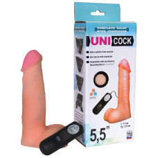 Фаллическая насадка Харнесс UNICOCK 5,5 с вибрацией - 17 см. Фаллическая насадка Харнесс UNICOCK 5,5 с вибрацией - 17 см.