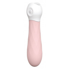 Розовый мини-вибромассажер Diamond Baby Boo - 11 см. Розовый мини-вибромассажер Diamond Baby Boo - 11 см.