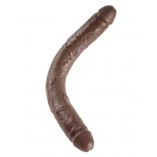 Коричневый двусторонний фаллоимитатор 16 Thick Double Dildo - 40,6 см. Коричневый двусторонний фаллоимитатор 16 Thick Double Dildo - 40,6 см.
