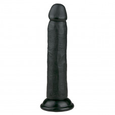 Черный фаллоимитатор Realistic Dildo - 20,5 см.
