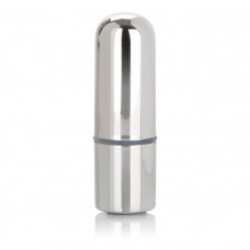 Серебристая перезаряжаемая вибропуля Rechargeable Mini Bullet Серебристая перезаряжаемая вибропуля Rechargeable Mini Bullet