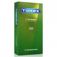 Текстурированные презервативы Torex С точками - 12 шт. Текстурированные презервативы Torex С точками - 12 шт.