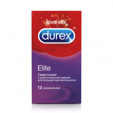 Сверхтонкие презервативы Durex Elite - 12 шт. Сверхтонкие презервативы Durex Elite - 12 шт.