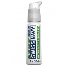 Гипоаллергенный лубрикант Swiss Navy All Natural Water Base Lubricant - 29,5 мл. Гипоаллергенный лубрикант Swiss Navy All Natural Water Base Lubricant - 29,5 мл.
