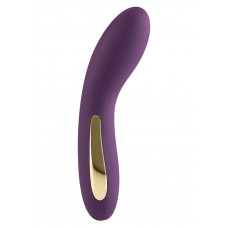 Фиолетовый изогнутый вибромассажёр Luminate Vibrator - 17 см. Фиолетовый изогнутый вибромассажёр Luminate Vibrator - 17 см.