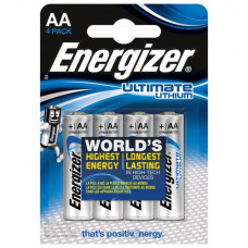 Батарейки Energizer Ultimate Lithium L91 AA - 4 шт.