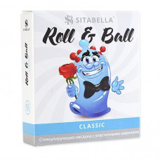 Стимулирующий презерватив-насадка Roll Ball Classic Стимулирующий презерватив-насадка Roll Ball Classic