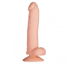 Телесный фаллоимитатор с мошонкой PURRFECT SILICONE DELUXE DONG 8INCH - 20 см. Телесный фаллоимитатор с мошонкой PURRFECT SILICONE DELUXE DONG 8INCH - 20 см.