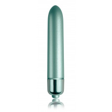 Зеленый мини-вибратор Touch of Velvet - 10,3 см. Зеленый мини-вибратор Touch of Velvet - 10,3 см.