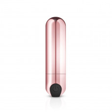 Золотистая вибропуля Rosy Gold Bullet Vibrator - 7,5 см. Золотистая вибропуля Rosy Gold Bullet Vibrator - 7,5 см.