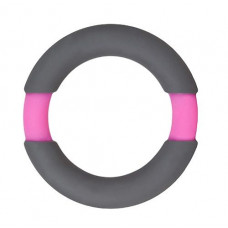 Серое эрекционное кольцо NEON STIMU RING 37MM GREY/PINK Серое эрекционное кольцо NEON STIMU RING 37MM GREY/PINK
