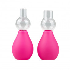 Розовые вакуумные стимуляторы для сосков Nipple Pump Set Розовые вакуумные стимуляторы для сосков Nipple Pump Set