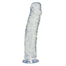 Прозрачный фаллоимитатор Medium Dong - 19,5 см. Прозрачный фаллоимитатор Medium Dong - 19,5 см.