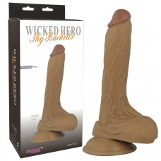 Коричневый фаллоимитатор Wicked HERO Shy Bachelor - 22 см. Коричневый фаллоимитатор Wicked HERO Shy Bachelor - 22 см.