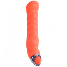 Оранжевый силиконовый G-вибратор PURRFECT SILICONE G-SPOT VIBRATOR - 17,7 см. Оранжевый силиконовый G-вибратор PURRFECT SILICONE G-SPOT VIBRATOR - 17,7 см.