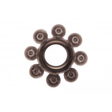 Чёрное эрекционное кольцо Rings Bubbles Чёрное эрекционное кольцо Rings Bubbles