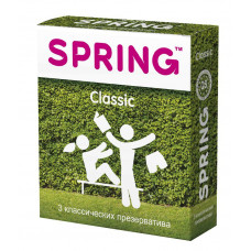 Классические презервативы SPRING CLASSIC - 3 шт. Классические презервативы SPRING CLASSIC - 3 шт.