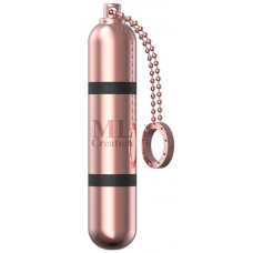 Золотистый мини-вибратор на цепочке Glittering Bullet - 9 см. Золотистый мини-вибратор на цепочке Glittering Bullet - 9 см.
