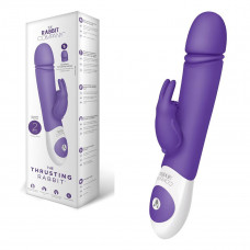 Фиолетовый вибратор с функцией толкания Thrusting Rabbit Фиолетовый вибратор с функцией толкания Thrusting Rabbit