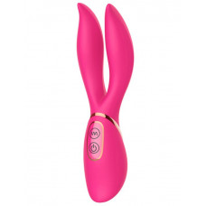 Розовый вибратор с 2 ушками Flower Core - 18,1 см. Розовый вибратор с 2 ушками Flower Core - 18,1 см.