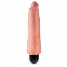 Телесный вибратор-реалистик 8 Vibrating Stiffy - 24,8 см. Телесный вибратор-реалистик 8 Vibrating Stiffy - 24,8 см.