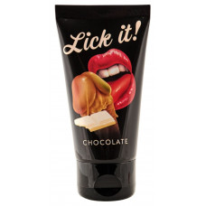 Съедобная смазка Lick It с ароматом белого шоколада - 50 мл. Съедобная смазка Lick It с ароматом белого шоколада - 50 мл.