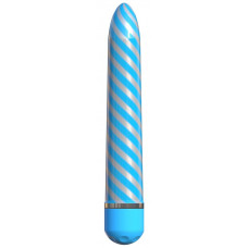 Голубой вибратор Sweet Swirl Vibrator - 21,3 см. Голубой вибратор Sweet Swirl Vibrator - 21,3 см.