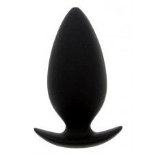 Чёрная анальная пробка BOOTYFUL ANAL PLUG MEDIUM BLACK - 9,8 см.