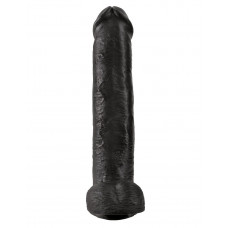 Чёрный фаллоимитатор-гигант 15 Cock with Balls - 40,6 см. Чёрный фаллоимитатор-гигант 15 Cock with Balls - 40,6 см.
