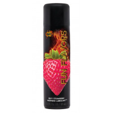 Разогревающий лубрикант Fun Flavors 4-in-1 Sexy Strawberry с ароматом клубники - 89 мл. Разогревающий лубрикант Fun Flavors 4-in-1 Sexy Strawberry с ароматом клубники - 89 мл.