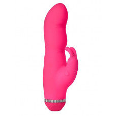 Розовый вибратор с клиторальным стимулятором PURRFECT SILICONE DELUXE DUOVIBE - 17,5 см. Розовый вибратор с клиторальным стимулятором PURRFECT SILICONE DELUXE DUOVIBE - 17,5 см.