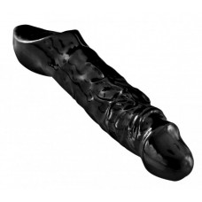 Чёрная увеличивающая насадка на член Mamba Cock Sheath Packaged - 16,5 см. Чёрная увеличивающая насадка на член Mamba Cock Sheath Packaged - 16,5 см.