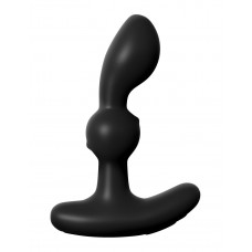 Чёрный вибромассажер простаты P-Motion Massager - 15,2 см. Чёрный вибромассажер простаты P-Motion Massager - 15,2 см.