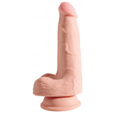 Телесный фаллоимитатор на присоске 5 Triple Density Cock with Balls - 17,78 см. Телесный фаллоимитатор на присоске 5 Triple Density Cock with Balls - 17,78 см.