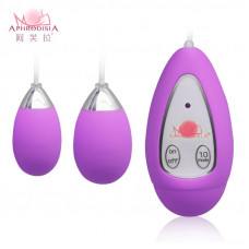 Фиолетовые виброяйца Xtreme 10F Dual Eggs Фиолетовые виброяйца Xtreme 10F Dual Eggs