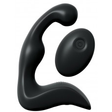 Черный вибромассажер простаты с пультом ДУ Control P-Spot Pro Черный вибромассажер простаты с пультом ДУ Control P-Spot Pro