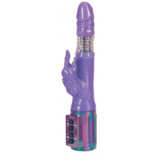 Вибромассажер-ротатор с клиторальным стимулятором PEARLESCENT RABBIT ROTATING/VIBRATING - 20,3 см. Вибромассажер-ротатор с клиторальным стимулятором PEARLESCENT RABBIT ROTATING/VIBRATING - 20,3 см.