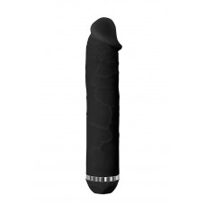 Чёрный водонепроницаемый вибратор PURRFECT SILICONE DELUXE 7.5INCH - 19 см. Чёрный водонепроницаемый вибратор PURRFECT SILICONE DELUXE 7.5INCH - 19 см.