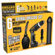 Секс-набор SPIRAL DRILLDO SET 6 PIECE Секс-набор SPIRAL DRILLDO SET 6 PIECE
