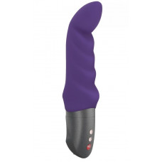 Фиолетовый вибратор Abby G с загнутым кончиком - 18,9 см. Фиолетовый вибратор Abby G с загнутым кончиком - 18,9 см.