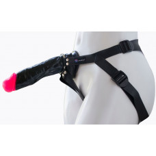 Страпон Harness Realistic с розовой головкой - 20,5 см. Страпон Harness Realistic с розовой головкой - 20,5 см.