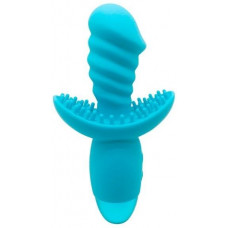 Голубой вибратор INDULGENCE Rechargeable Wild Ride - 16,5 см. Голубой вибратор INDULGENCE Rechargeable Wild Ride - 16,5 см.