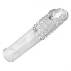Удлиняющая насадкаThick Stick Clear Textured Penis Extender - 17,8 см. Удлиняющая насадкаThick Stick Clear Textured Penis Extender - 17,8 см.