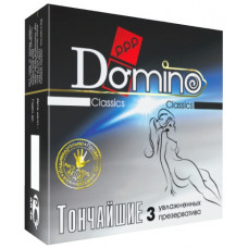 Супертонкие презервативы Domino Тончайшие - 3 шт. Супертонкие презервативы Domino Тончайшие - 3 шт.