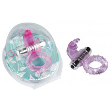 Фиолетовое эрекционное виброкольцо с зайчиком 7 Speed Rabbit Cock Ring Фиолетовое эрекционное виброкольцо с зайчиком 7 Speed Rabbit Cock Ring