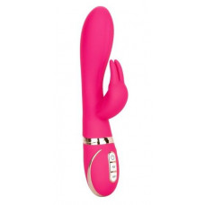 Розовый силиконовый вибратор с клиторальным отростком Signature Silicone Ultra-Soft Rabbit - 22,75 см. Розовый силиконовый вибратор с клиторальным отростком Signature Silicone Ultra-Soft Rabbit - 22,75 см.