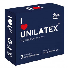 Ультрапрочные презервативы Unilatex Extra Strong - 3 шт. Ультрапрочные презервативы Unilatex Extra Strong - 3 шт.
